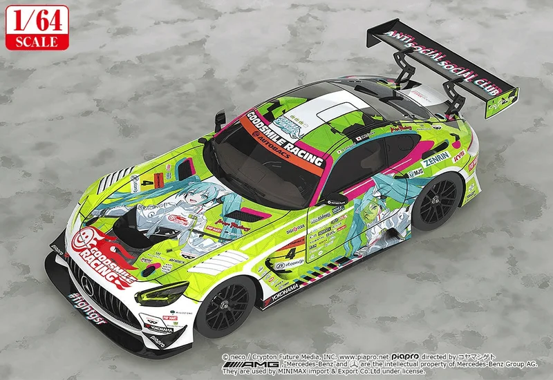 GoodSmile Racing 1/64 Good Smile Hatsune Miku AMG 2022 Season Opening Ver. - Hatsune Miku