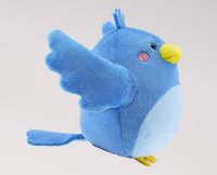 irasutoya Blue Bird Plushie 5