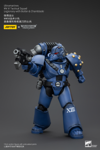 Ultramarines MK VI Tactical Squad Legionary with Bolter& Chainblade 10