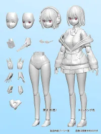 annulus Akane Shinjo Articulated Plastic Model Kit - GRIDMAN UNIVERSE - photo 10