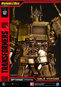 Museum Masterline Transformers: Bumblebee (Film) Optimus Prime Cybertron Edition Gold Version 5