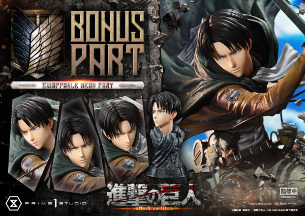 Ultimate Premium Masterline  TV animation Attack On Titan  Levi versus Beast Titan Bonus Version