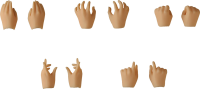 Harmonia bloom Hand Parts Set (root/Sunset) 2