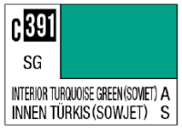 C391 Interior Turquoise Green (Soviet) [Soviet aircraft cockpit] 1