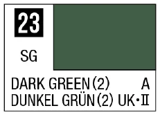 Mr. Color 23 - Dark Green (2) (Semi-Gloss/Aircraft)