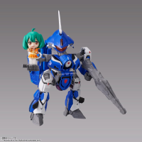 VF-25G MESSIAH VALKYRIE (MICHAEL USE) with RANKA Macross Frontier, Bandai Spirits Tiny Session 1