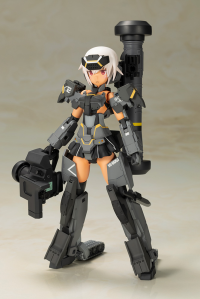FRAME ARMS GIRL GOURAI-KAI [BLACK] with FGM148 TYPE ANTI-TANK MISSILE 1