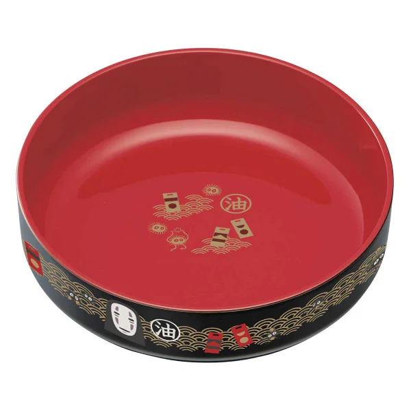 Skater No Face Traditional Japanese Lacquer Ware Snack Bowl - Studio Ghibli