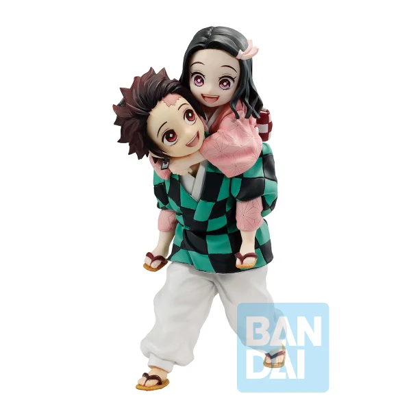 BANDAI Tanjiro Kamado & Nezuko Kamado (Immortal ties) "Demon Slayer", Bandai Spirits Ichibansho Figure - Demon Slayer: Kimetsu no Yaiba
