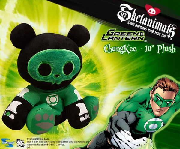 Skelanimals DC Plush 10 Inch - Green Lantern ChungKee