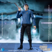 Exquisite Mini Series 1/18 Scale 4 Inch STAR TREK Strange New Worlds Spock Action Figure 1