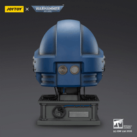 Ultramarines Captain MkX Helmet & Display Stand 3