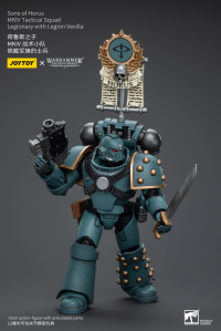 Sons of Horus MKIV Tactical Squad Legionary with Legion Vexilla 4