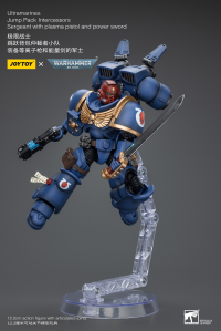 Ultramarines Jump Pack Intercessors Sergeant With Plasma Pistol And Power Sword 5