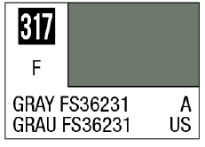 Mr. Color 317 - Gray FS36231 (Semi-Gloss/Aircraft)
