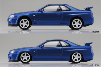 NISSAN R34 SKYLINE GT-R CUSTOM WHEEL(BAYSIDE BLUE) 5