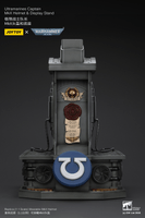 Ultramarines Captain MkX Helmet & Display Stand 24