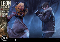 Ultimate Premium Masterline Resident Evil 4 Leon S. Kennedy versus Chainsaw Villager 68
