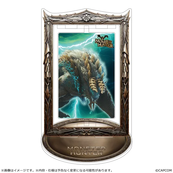 CAPCOM Monster Hunter Rotating Acrylic Stand Zinogre - Monster Hunter