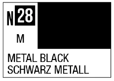 Acrysion N28 - Metal Black (Metallic/Primary)