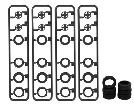 Fujimi [Wheel-06] 1/24 SSR Mark II 14inch - Kit Accessories