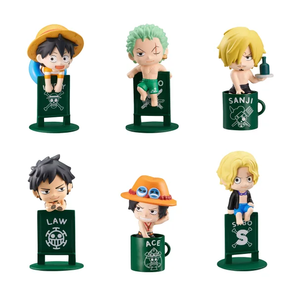 MegaHouse Ochatomo series ONE PIECE Pirates Vacance (Repeat) (8pc per box) - ONE PIECE