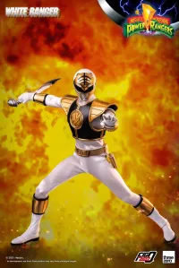 threezero Mighty Morphin Power Rangers - FigZero 1/6 White Ranger - Power Rangers - photo 13