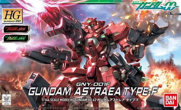 BANDAI HOBBY HG 1/144 #62 00 Gundam Astraea Type F - Mobile Suit Gundam 00