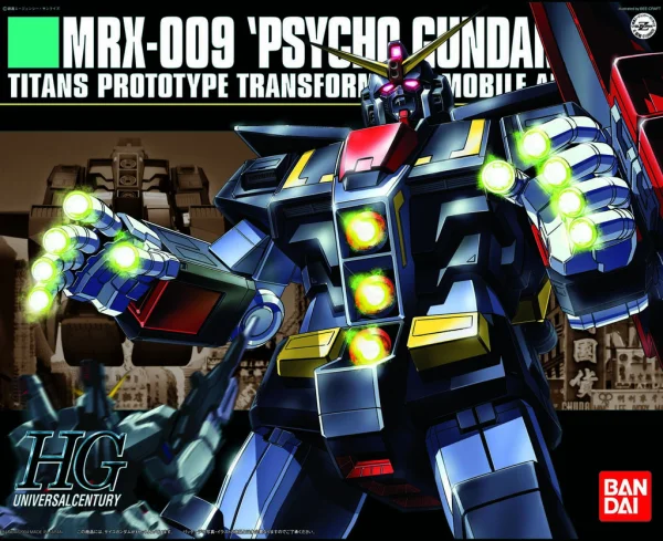 BANDAI HOBBY HGUC 1/144 #49 Psycho Gundam - Mobile Suit Gundam Zeta