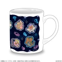 MONSTER HUNTER CHIBI STYLE Heat-changing Mug: Neon-themed 3