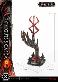 Prime 1 Studio Legacy Art "Kentaro Miura"  Berserk  Guts & Casca  Bonus Version - Berserk - photo 18