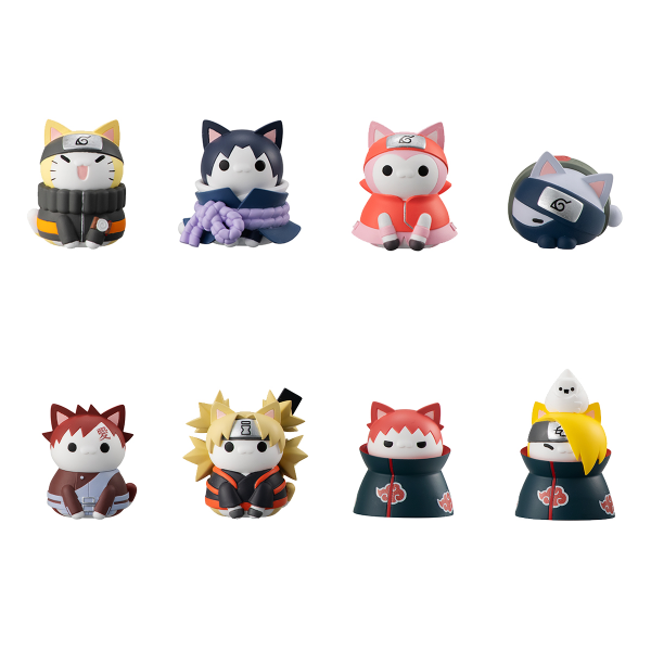MEGA CAT PROJECT NARUTO Shippuden Nyaruto！ Ver. Battle with Akatsuki (Repeat) (8pc per box)