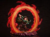 ANIPLEX Demon Slayer: Kimetsu no Yaiba Tanjiro Kamado 1/8 scale figure - Demon Slayer: Kimetsu no Yaiba - photo 8