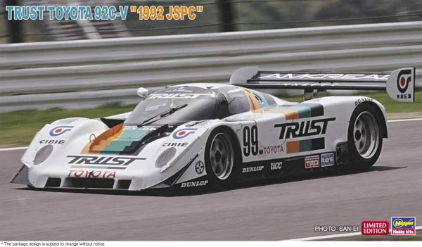 Hasegawa 1/24  TRUST TOYOTA 92C-V "1992 JSPC" - Scale Kits