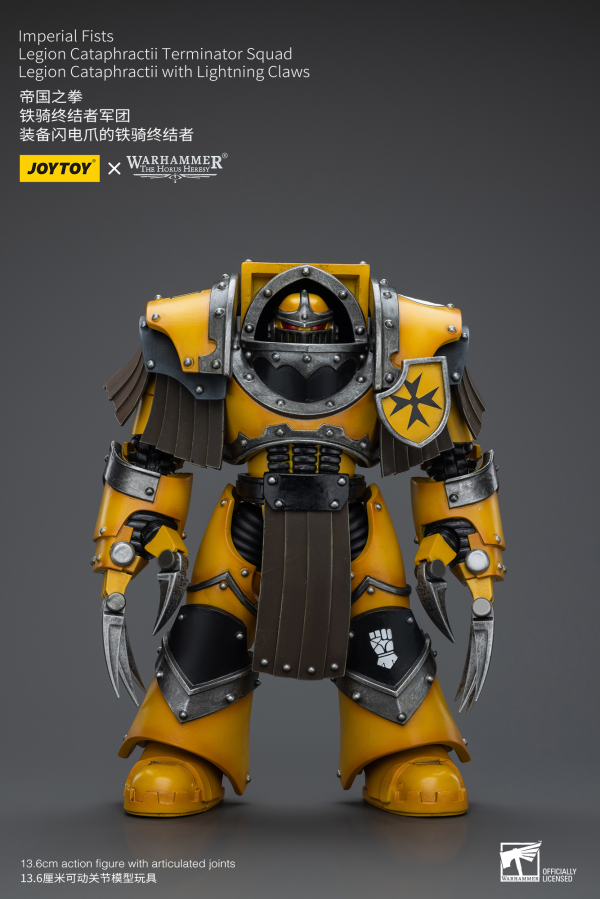 Imperial Fists Legion Cataphractii Terminator Squad Legion Cataphractii with Lightning Claws