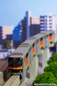 PLUM PMOA 1/150 Scale  Tama Intercity Monorail Series 1000 Paper kit（4cars） - Scale Kits - photo 4