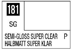 Mr. Color 181 - Semi-Gloss Super Clear (Semi-Gloss/Primary)