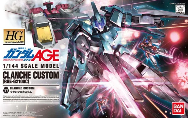 BANDAI HOBBY HG 1/144 #31 Gundam Age Clanche Custom - Mobile Suit Gundam AGE