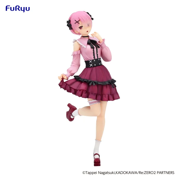 FuRyu Re:ZERO -Starting Life in Another World- Trio-Try-iT Figure -Ram Girly Outfit- - Re:ZERO -Starting Life in Another World-