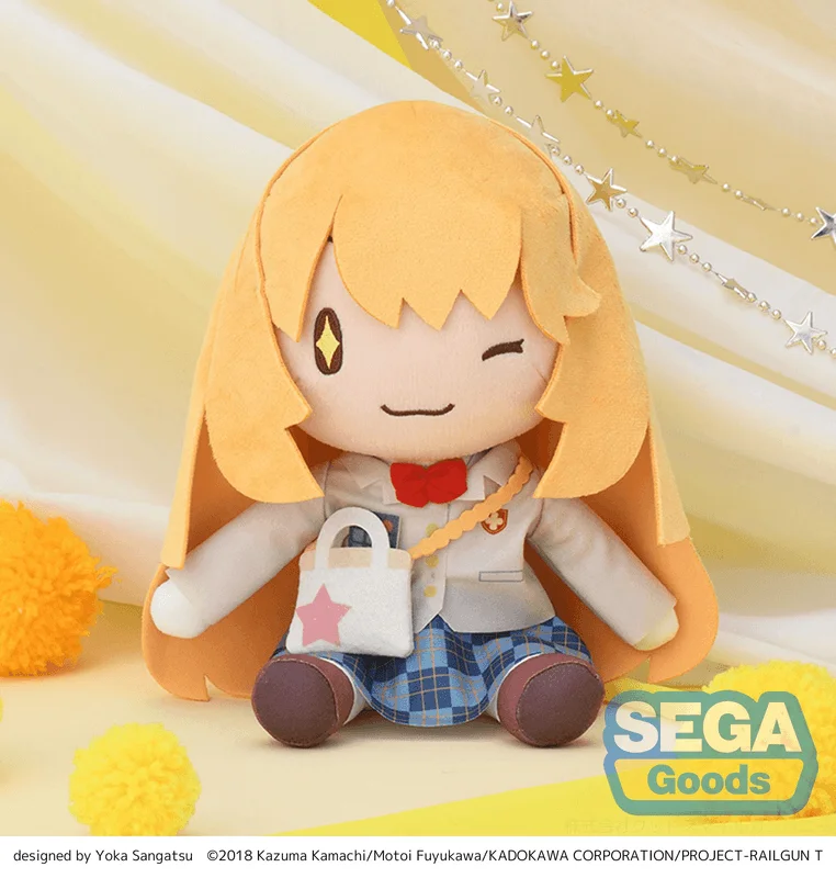 SEGA fuwa petit A Certain Scientific Railgun T M Plush Misaki Shokuhou - A Certain Scientific Railgun