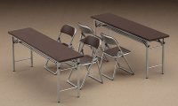 [FA02] 1:12 MEETING ROOM DESK & CHAIR 3