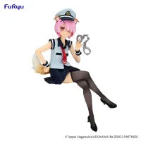 FuRyu Re:ZERO -Starting Life in Another World-　Noodle Stopper Figure -Ram Police Officer Cap with Dog Ears- - Re:ZERO -Starting Life in Another World- - photo 1