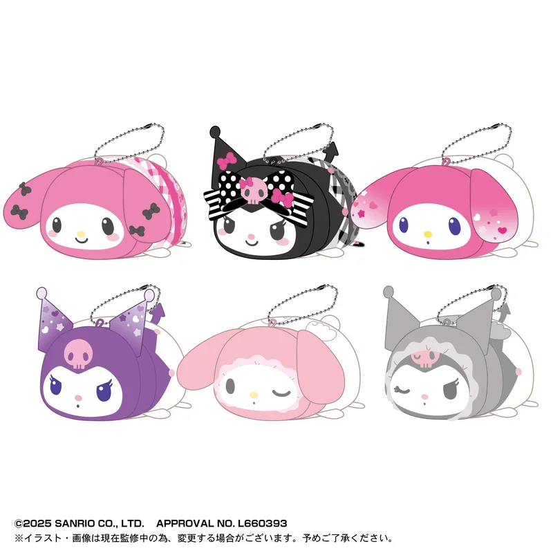 MAX LIMITED Sanrio characters POTE KORO MASCOT 8 BLIND BOX - Sanrio
