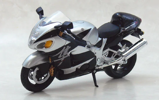 Aoshima 1/12 TOYABI DIECAST MOTORCYCLE: 1/12 SUZUKI GSX1300R HAYABUSA(BLACK) - Scale Kits