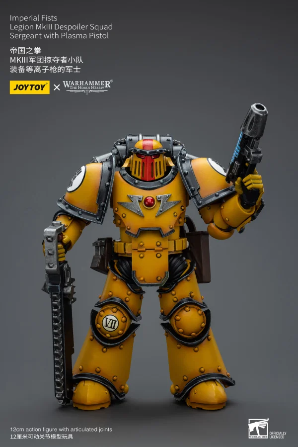 Imperial Fists Legion MkIII Despoiler Squad Sergeant with Plasma Pistol