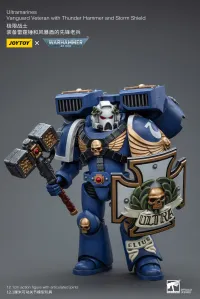 JOYTOY Ultramarines Vanguard Veteran with Thunder Hammer and Storm Shield - Warhammer 40K - photo 5