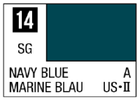 Mr Color Spray - S14 Navy Blue (Semi-Gloss/Aircraft) 1