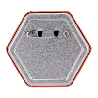 FLUFFY LAND Pinback Button Angry 4