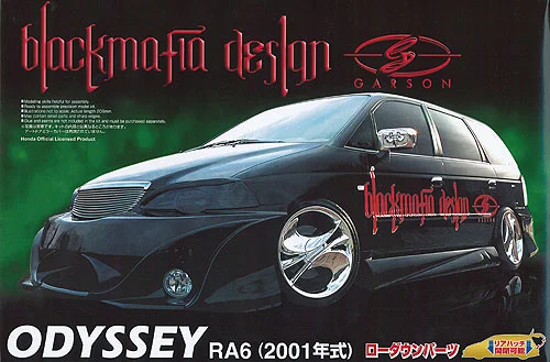 Aoshima VIP AMERICAN: 1/24 BLACKMAFIA ODYSSEY (RA6/'01MODEL) - Scale Kits