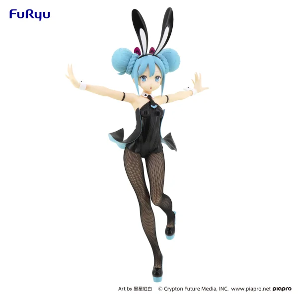 FuRyu Hatsune Miku BiCute Bunnies Figure -Hatsune Miku/Black-(re-run) - Hatsune Miku